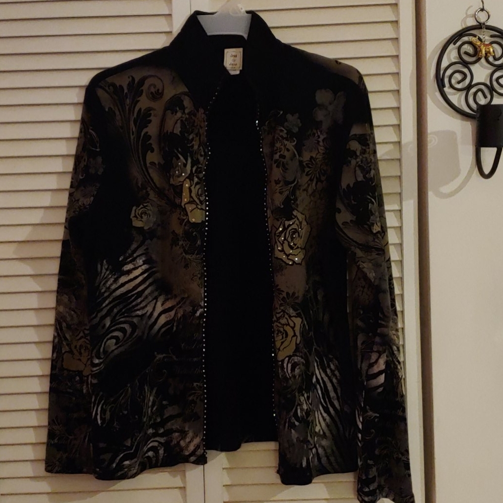 Black Rose Design Jacket